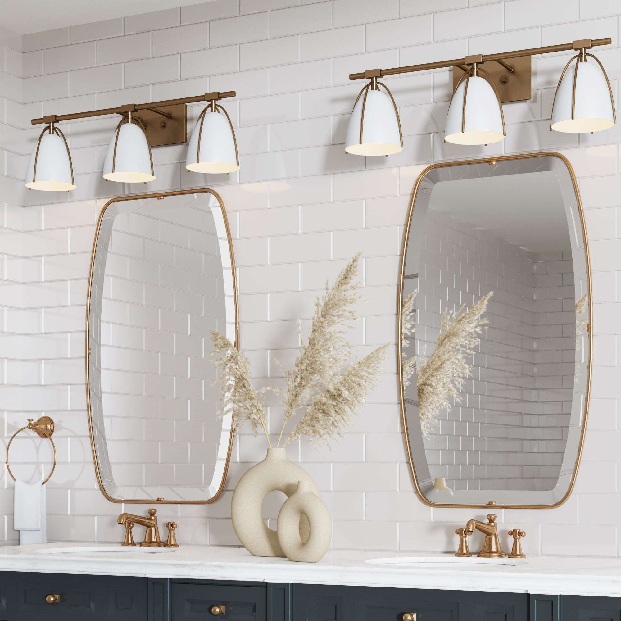 Metal Cage Bathroom Vanity Light | Aubrey