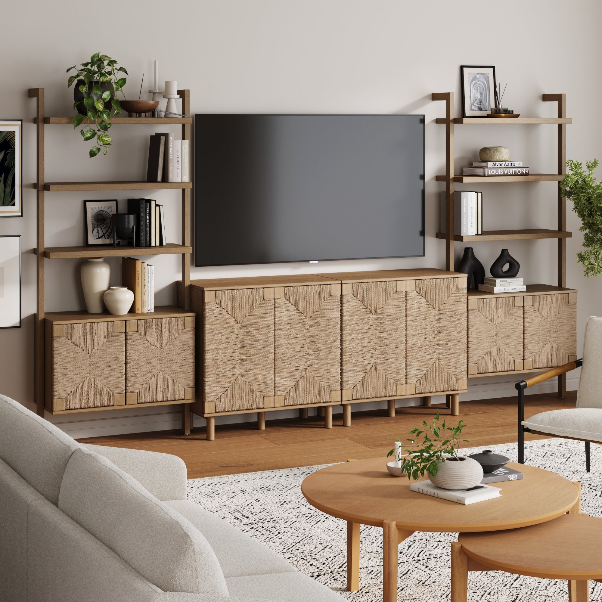 Seagrass Entertainment Center Brown